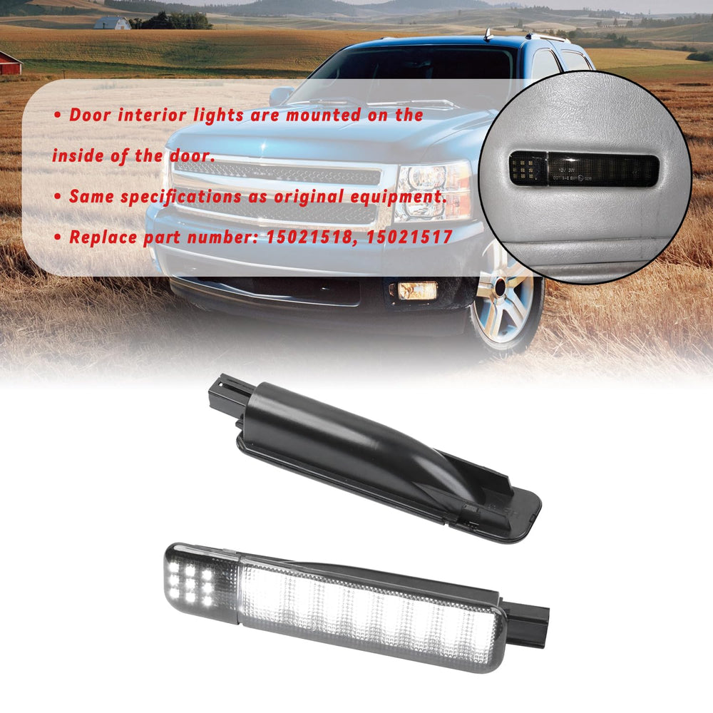 TXRXIZ smoked lens LED door light improves cabin aesthetics