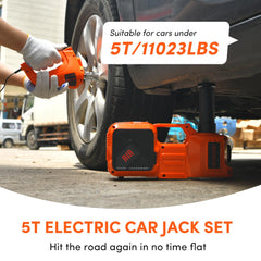 TYAYT impact wrench loosens lug nuts quickly and efficiently.
