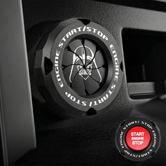 Tybasthe rotary push start cover front view on dash for added style and protection