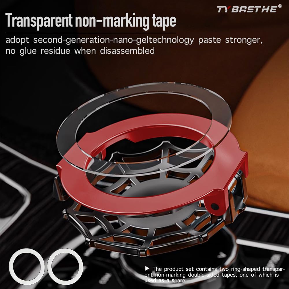 Tybasthe universal fit works with many car models and gadgets.