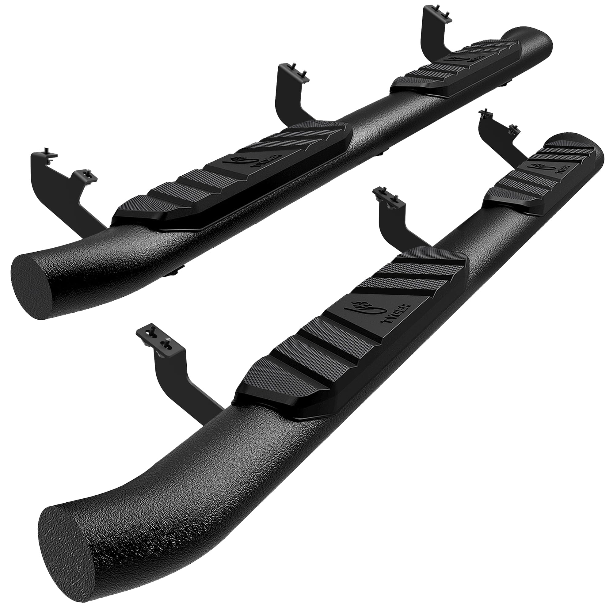 Tyger Auto rider running boards for 2010-2024 Toyota 4Runner with wider, non-slip step pad for stability.
