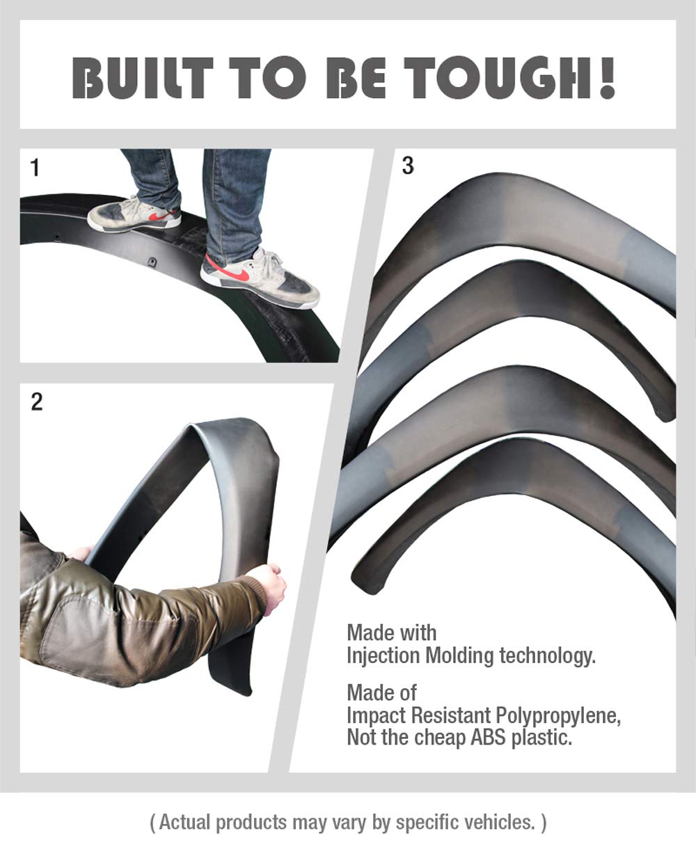 Tyger Auto fender flare installation hardware enables easy no-drill mounting