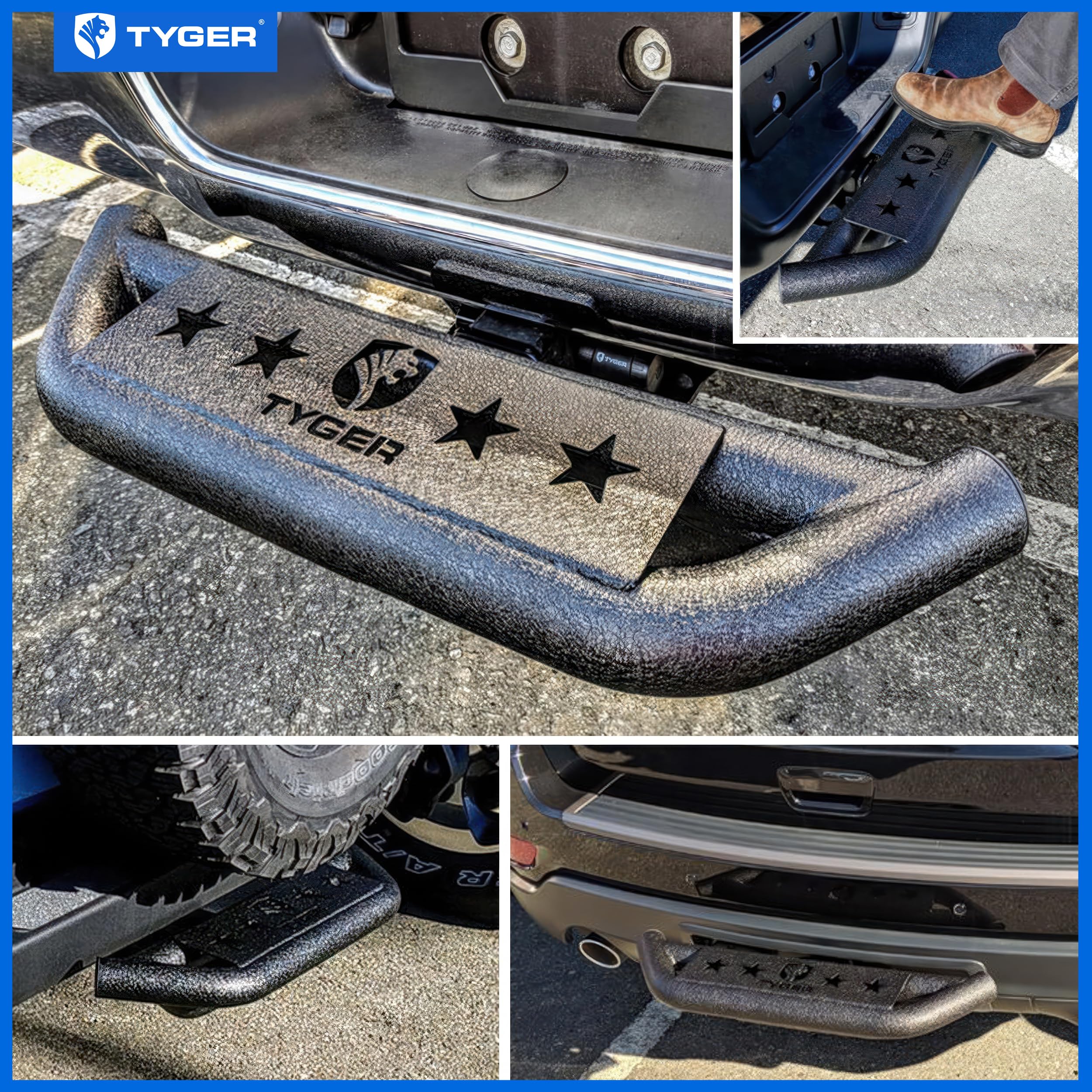 Tyger Auto Hitch Armor pin-lock close-up showing secure hitch locking.