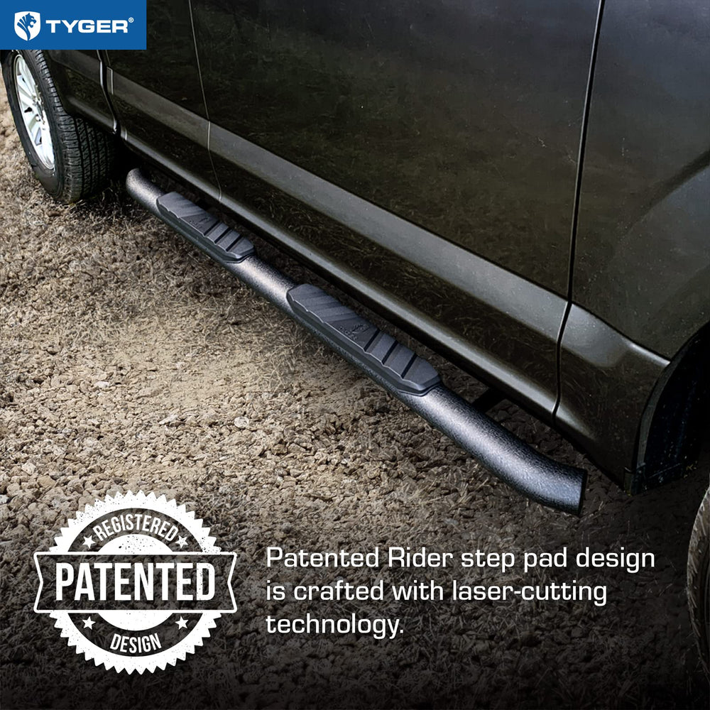 Tyger Auto 3-5 inch rider boards offer easier access and safer footing.