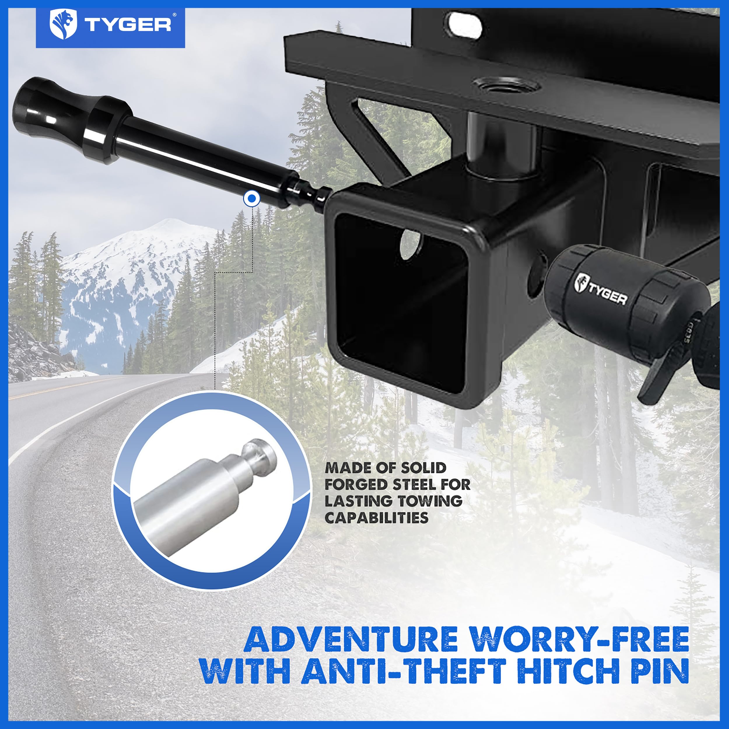 Tyger Auto water and dirt protection keeps locking mechanism smooth.