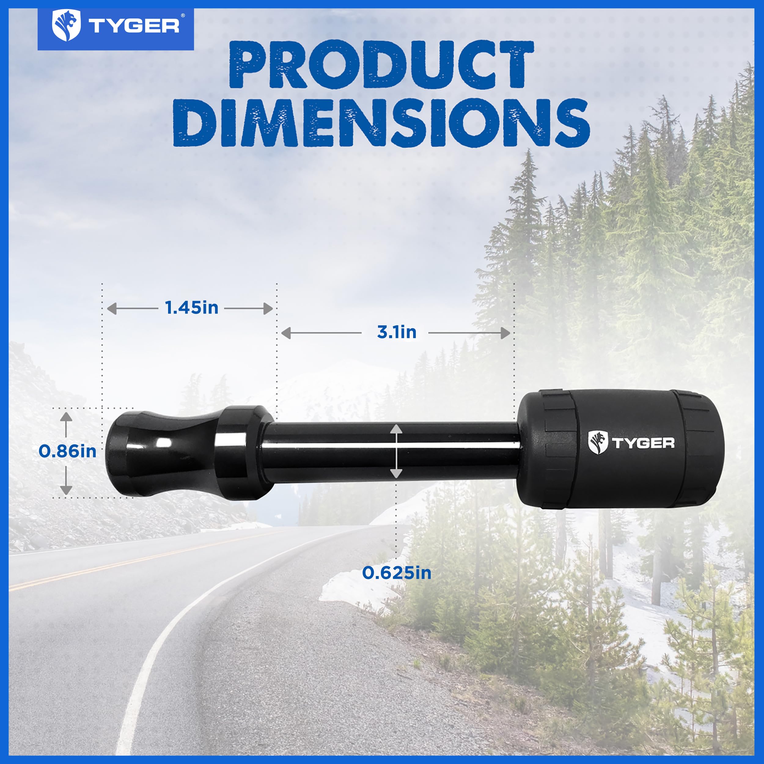 Tyger Auto weatherproof design endures outdoor trailer use.