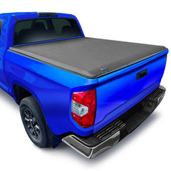 Tyger Auto T1 soft roll-up cover closed protecting cargo from rain