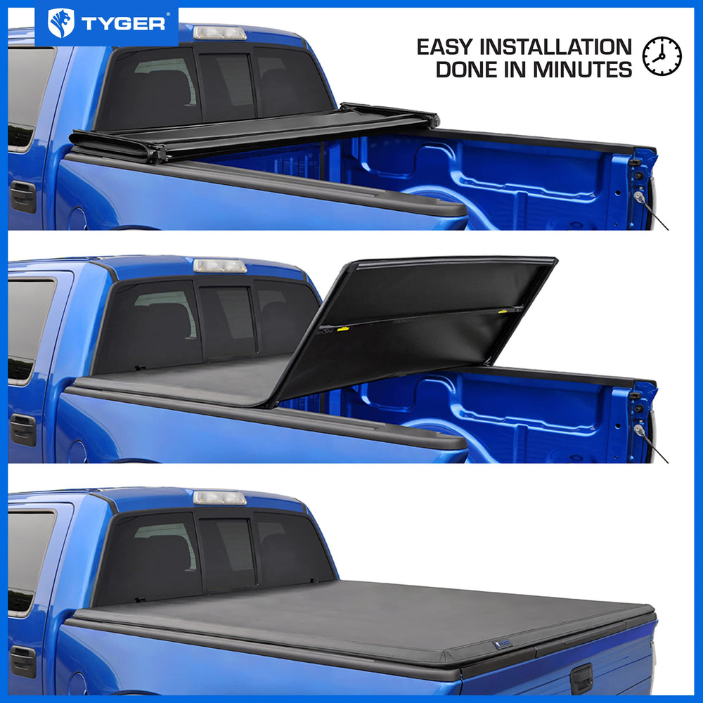 Tyger Auto T3 clamps secure under- or over-bedliner setups for reliable mounting.