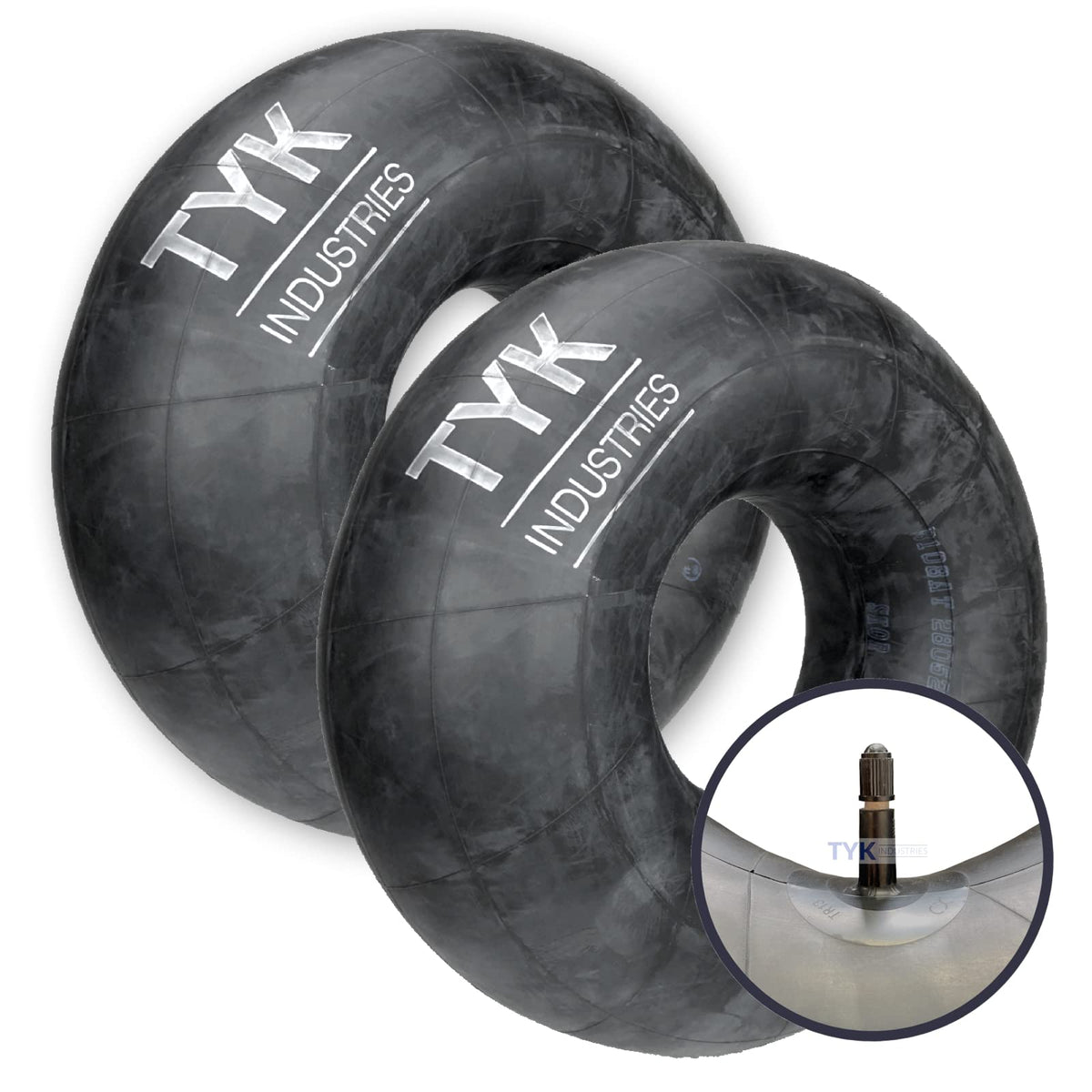 TYK Industries 16-inch tire tube with TR13 valve for reliable inflation.
