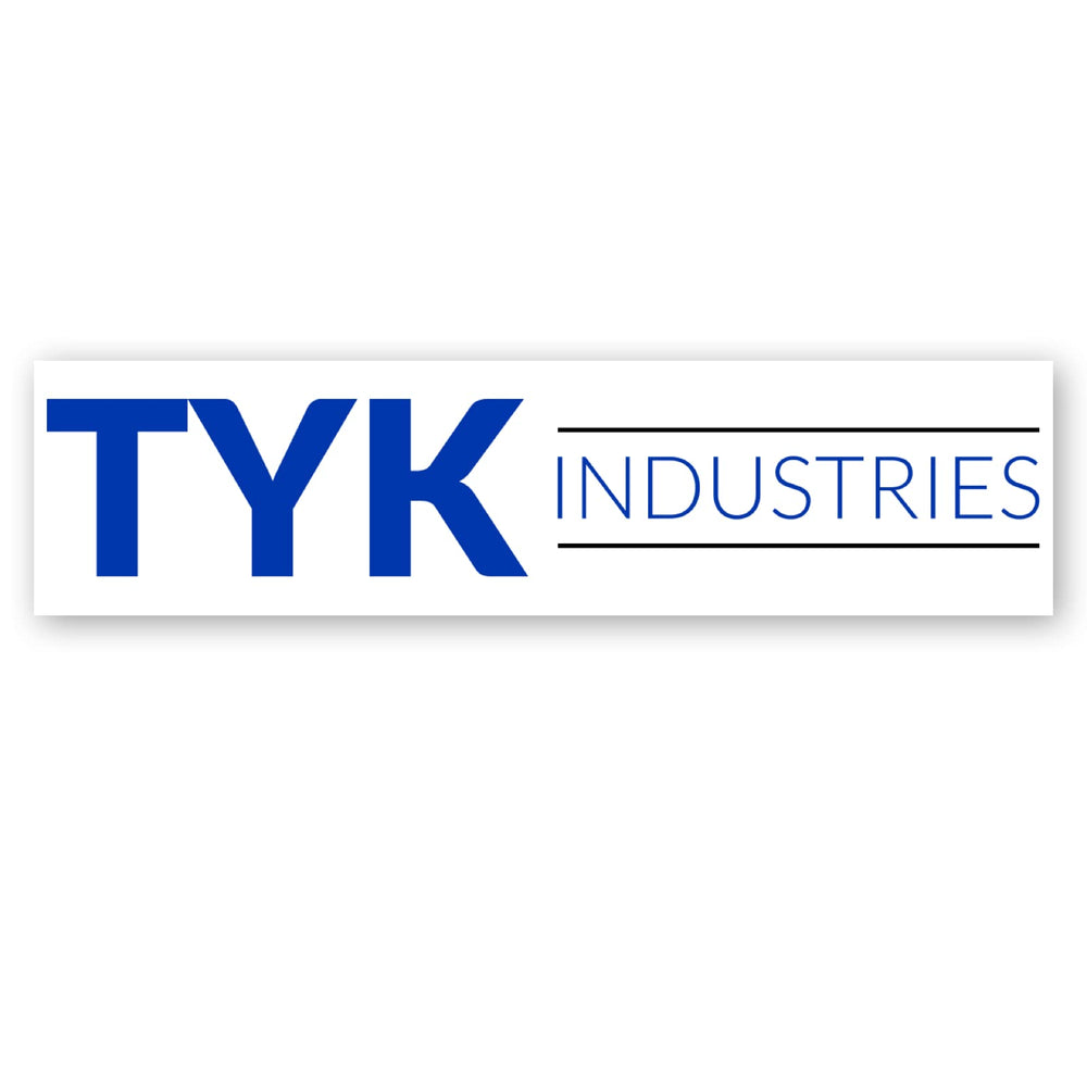TYK Industries packaging with factory-test-inflation label for confidence
