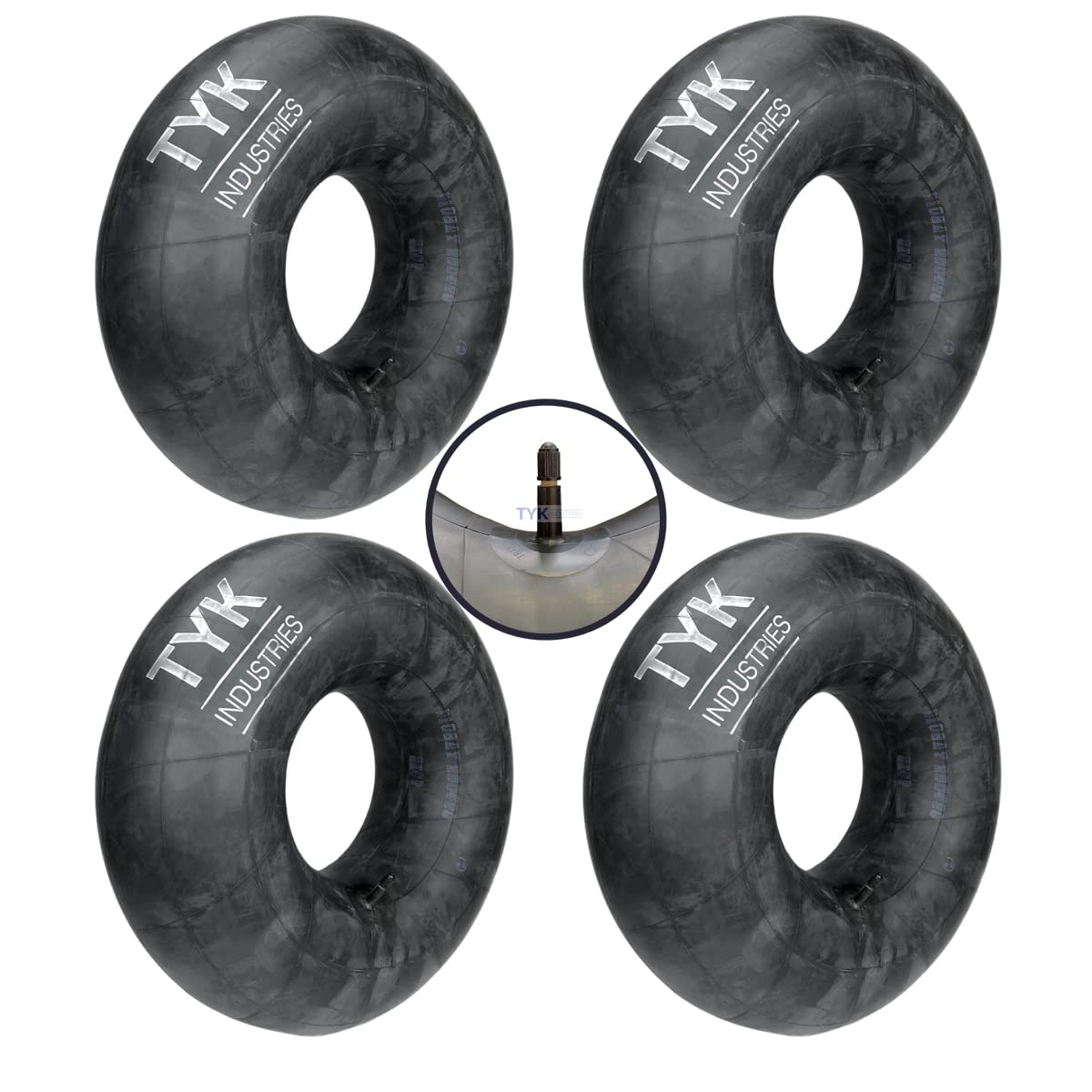 TYK Industries KR14/15 inner tube with TR13 valve stem for radial tires.