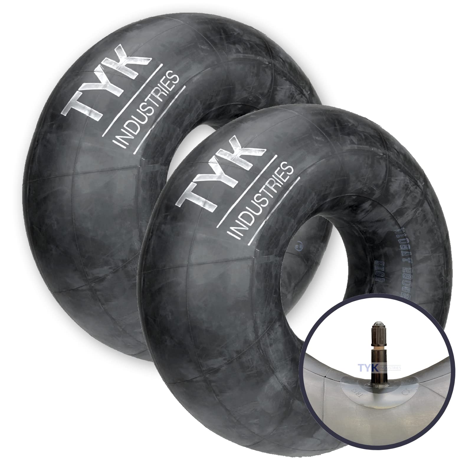 TYK Industries two 24x12-12 ATV inner tubes in a pack for easy maintenance and replacement