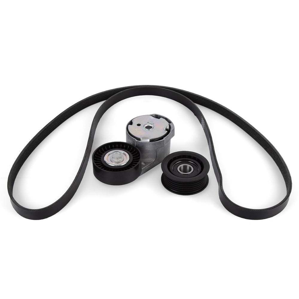 TYKICK idler pulley kit promotes quiet operation in 3.6L V6 engines.