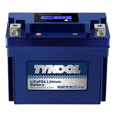 TYKOOL LFP12B-BS-PRO front view shows compact, lightweight power for bikes.
