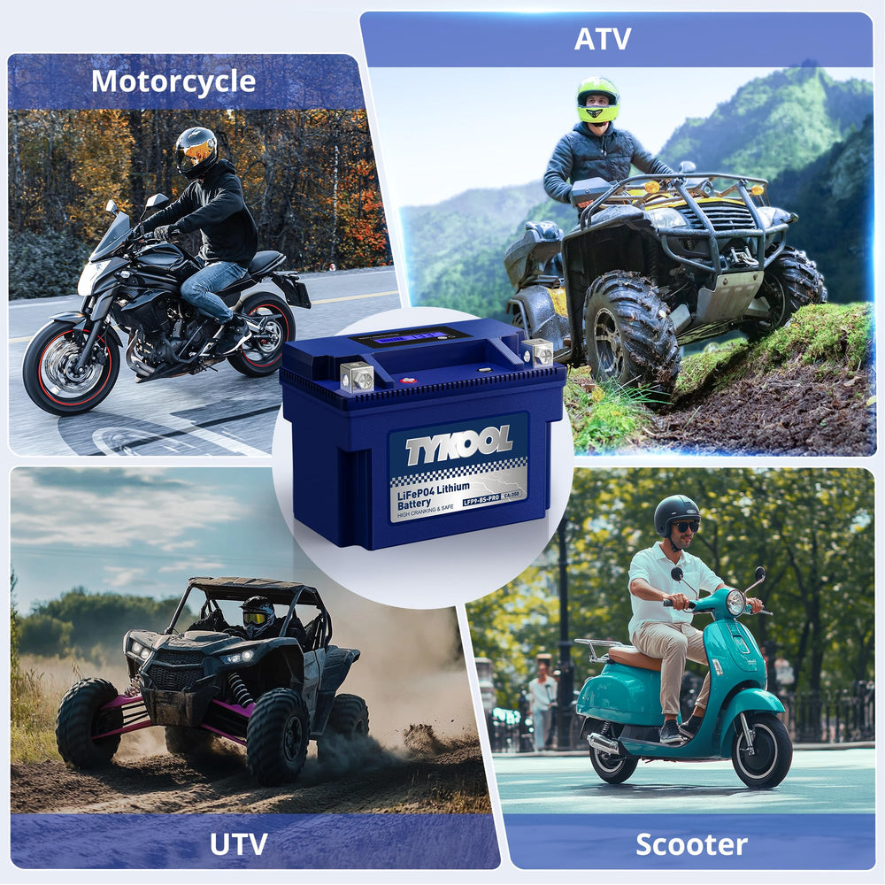 TYKOOL YTX9-BS-PRO multi-brand compatibility with Kawasaki and Honda.
