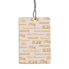 Tyler Candle Bless Your Heart autoglam ivory-gold pattern decorates the car