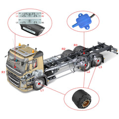Tymate M12-3 interface presents five alarm modes for tire alerts