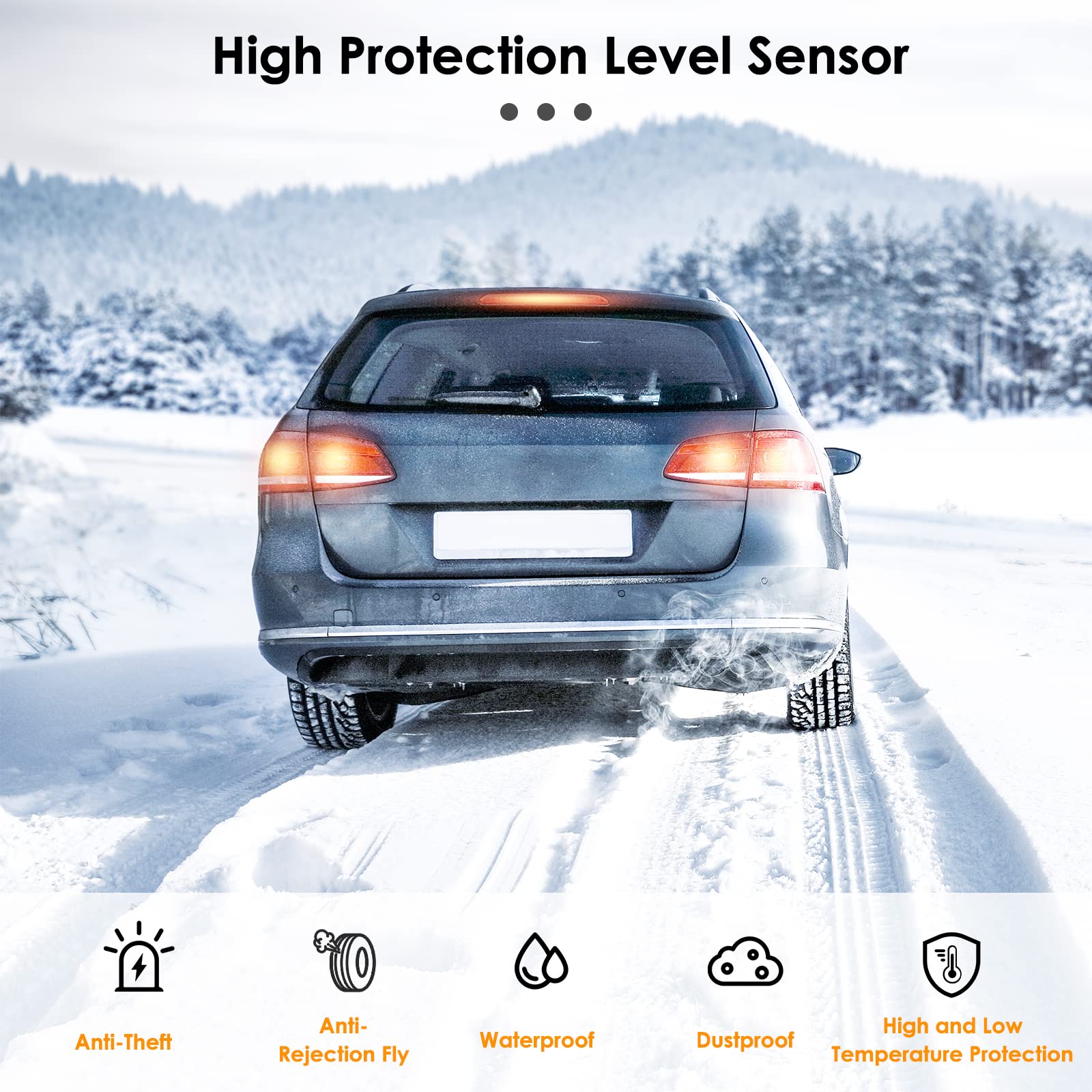 Tymate M7-3-6 dash monitoring panel displays six tire readings at once