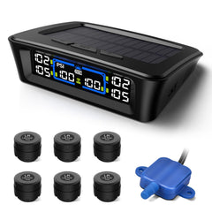 TM12 TPMS display from Tymate shows all tires at a glance for safer trips.