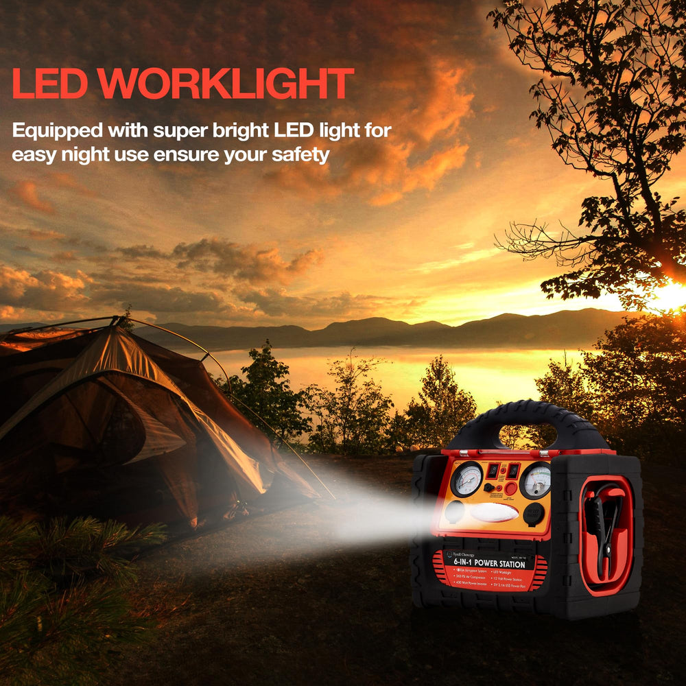 Tyrell Chenergy built-in LED lights aid nighttime operations.