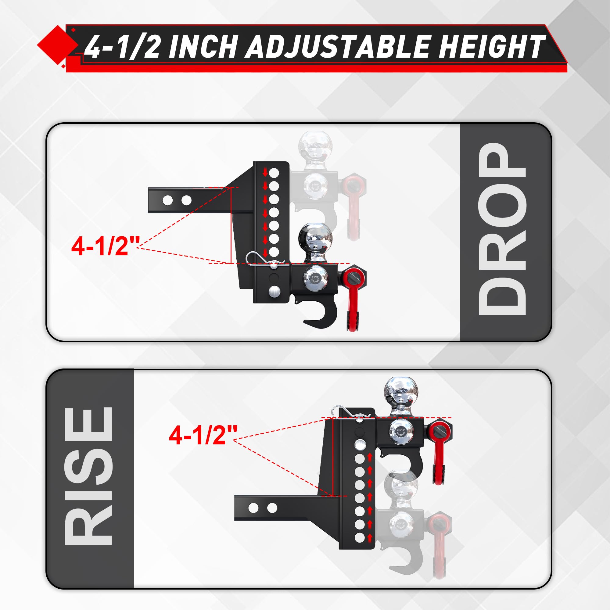 TYT double security lock system with caps protecting against moisture and dust