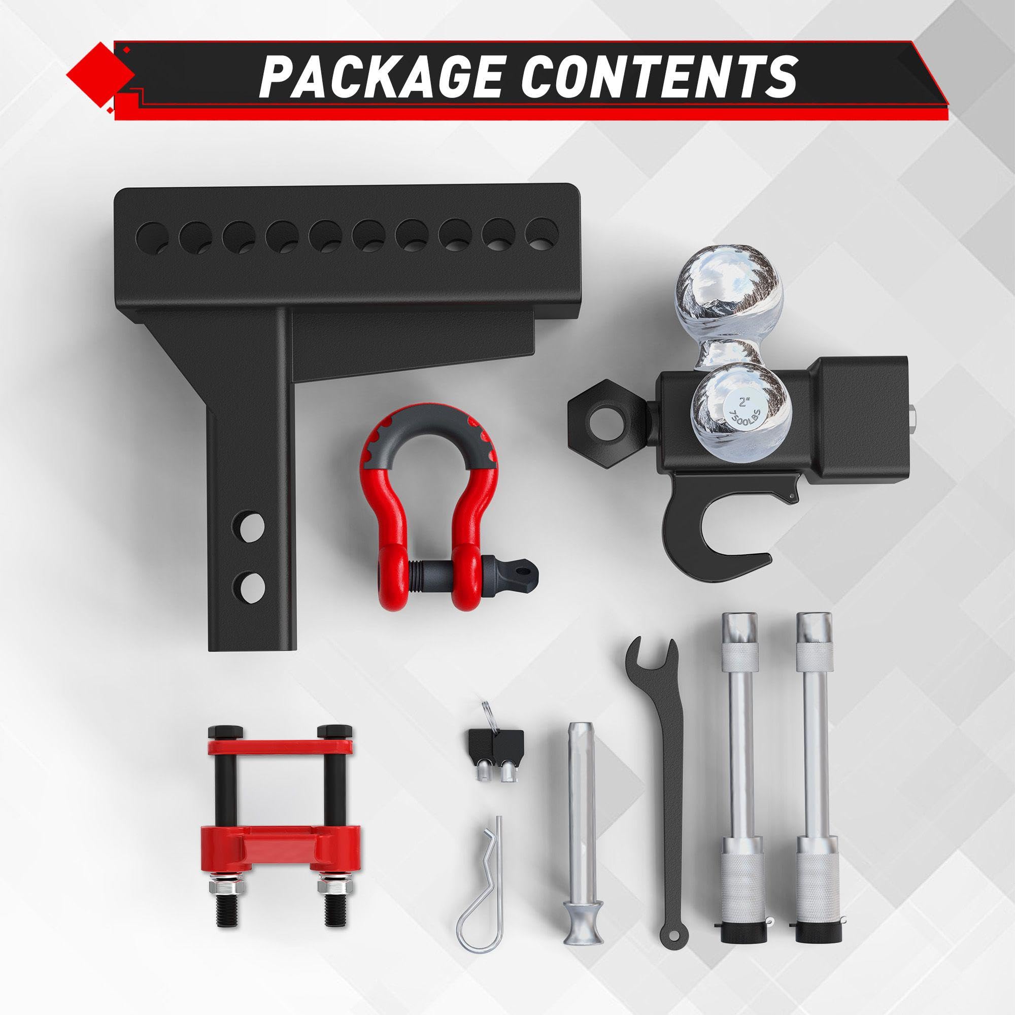 TYT hitch with weather caps guarding components in all weather conditions
