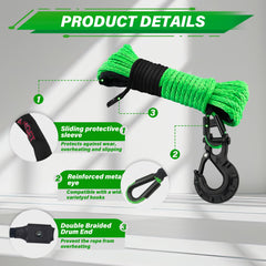 TYT forged steel hook rated to 25,000 lbs for secure attachment