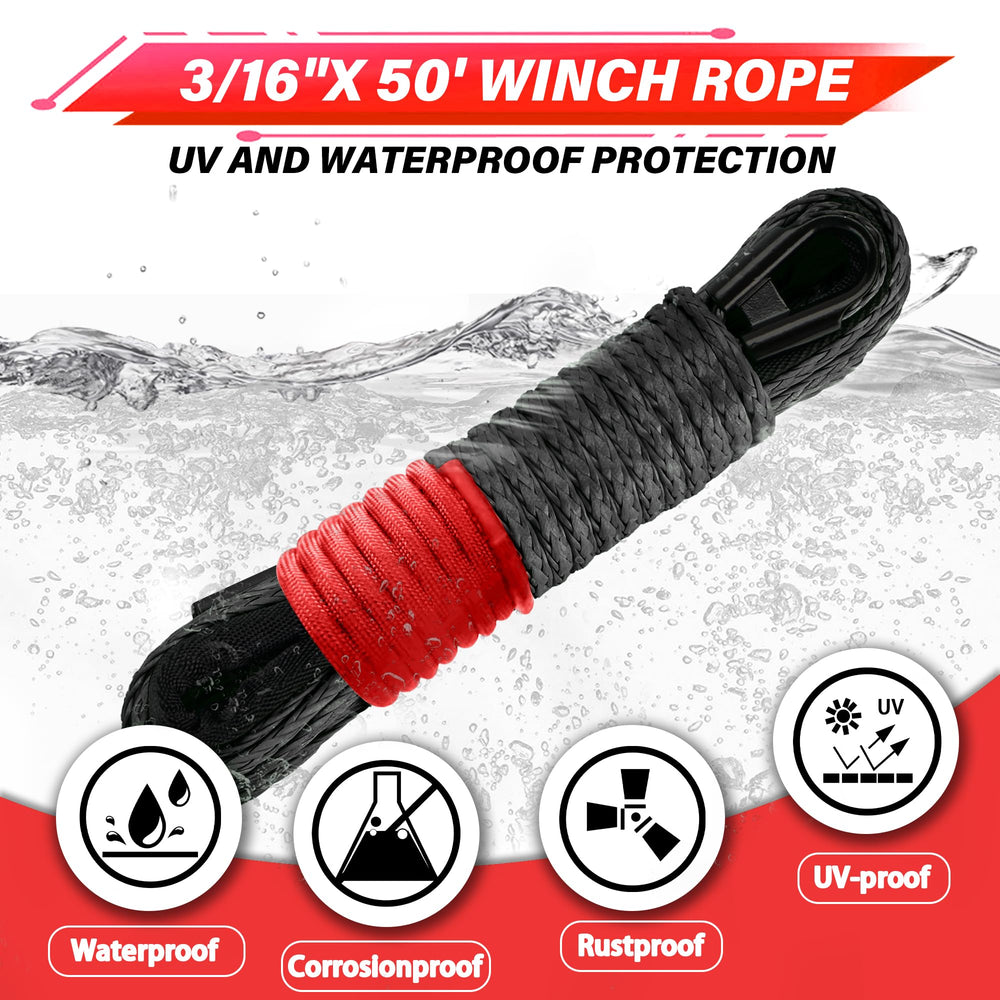 TYT protective sheath nylon cover shields rope from sun and abrasion.