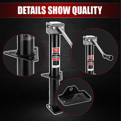 TYT galvanized coating protects the jack from water, dirt, and road salt.