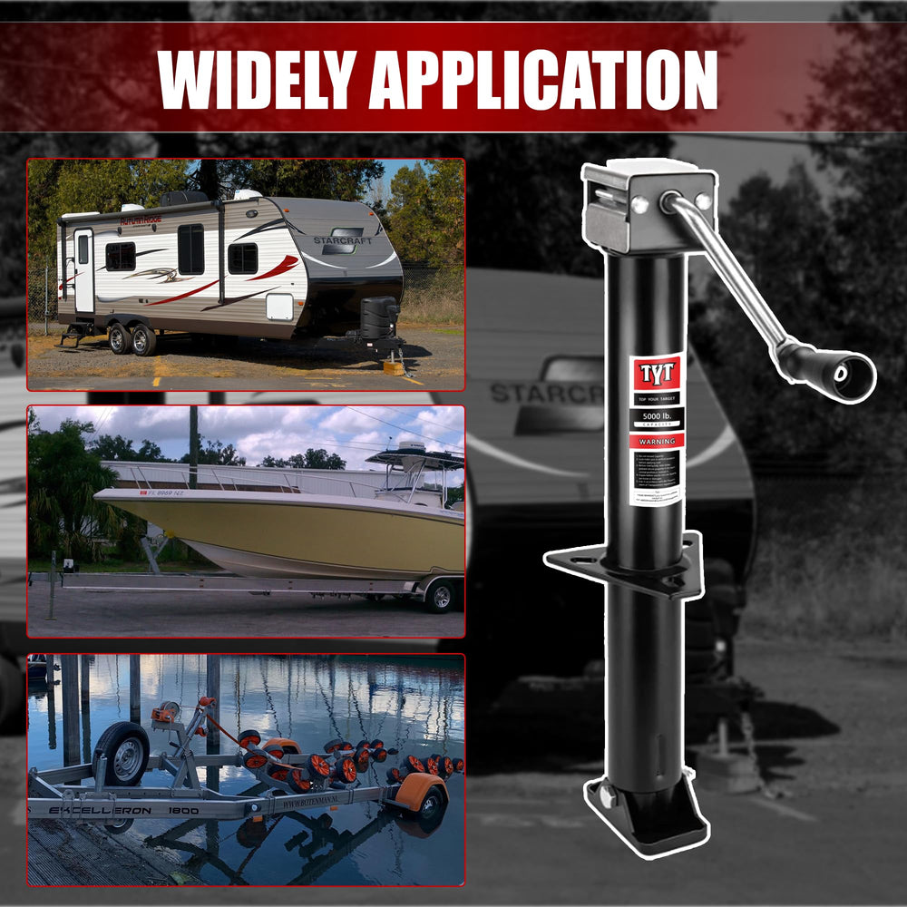 TYT compact 10.43in retracted height fits tight storage spaces.