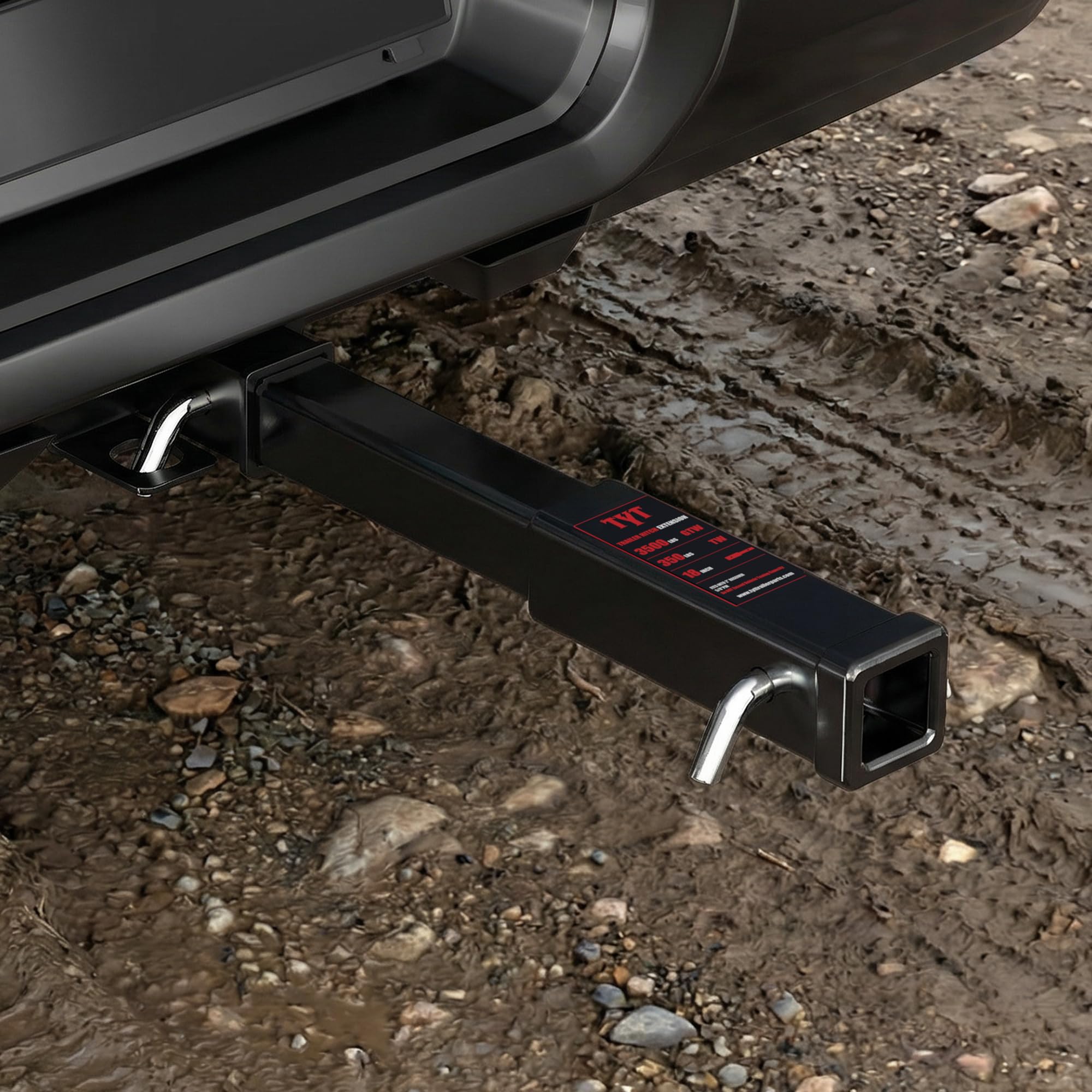 TYT universal 2-inch receiver fit works with most trailers.