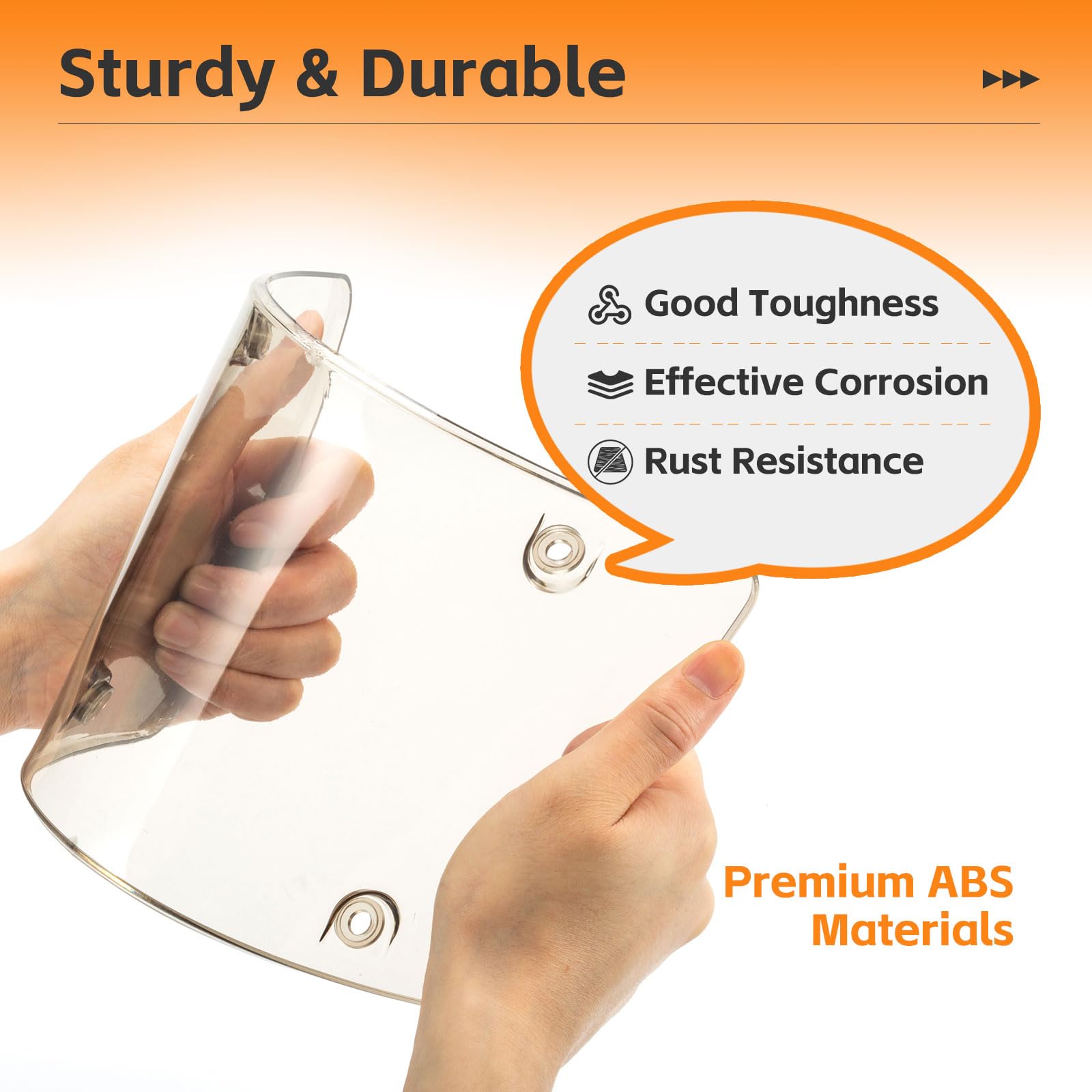 Tzuoen anti-theft protection frame deters plate theft