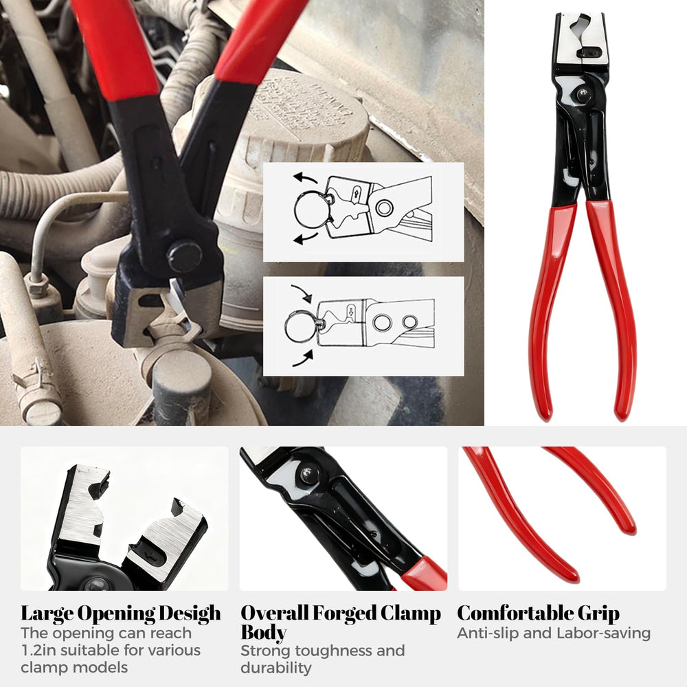 Tzuoen pliers reach connectors in the engine compartment with precision