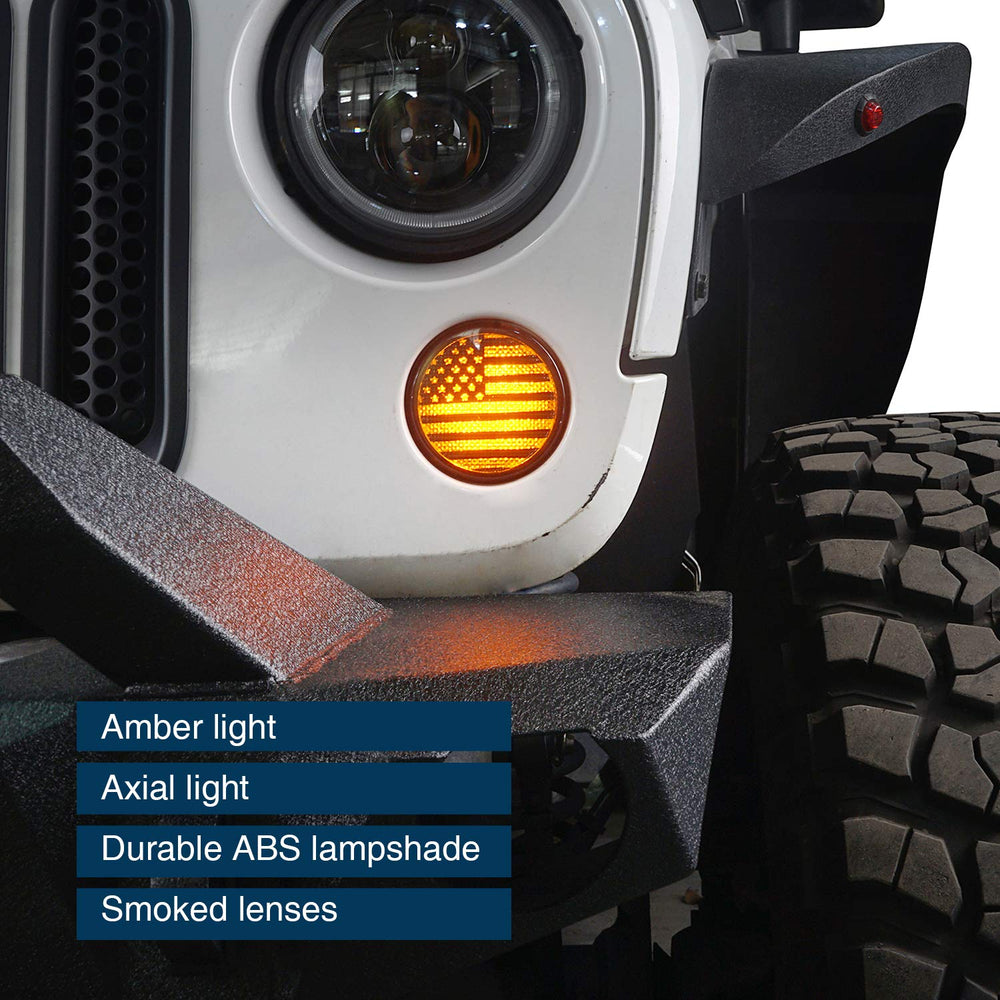 U-Box Wrangler JK heat-dissipation plastic lampshade for durability.