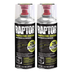 U-POL RAPTOR 2K aerosol bottle for bedliner application and quick protection