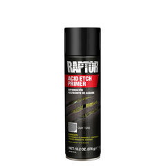 U-POL Raptor acid etch primer aerosol on bare metal delivers superior adhesion.