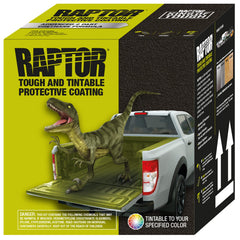 U-POL Raptor base bottles ready to mix tintable liner for durable protection.