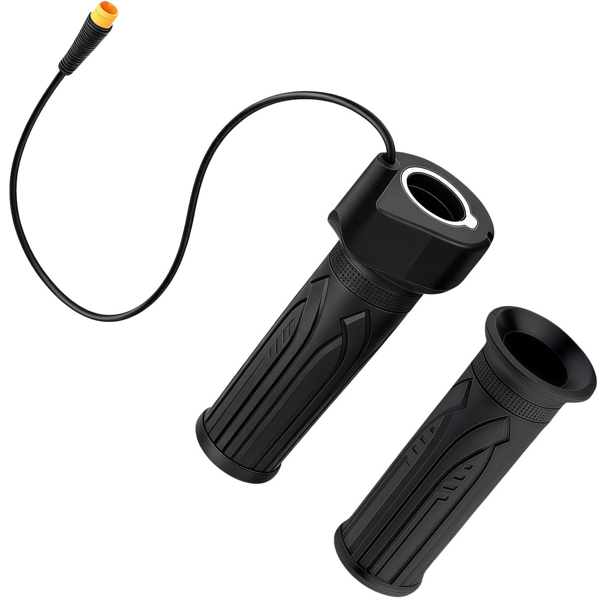 UAOPL 20X Full Twist Throttle Grip side view for ergonomic control on e-bikes.