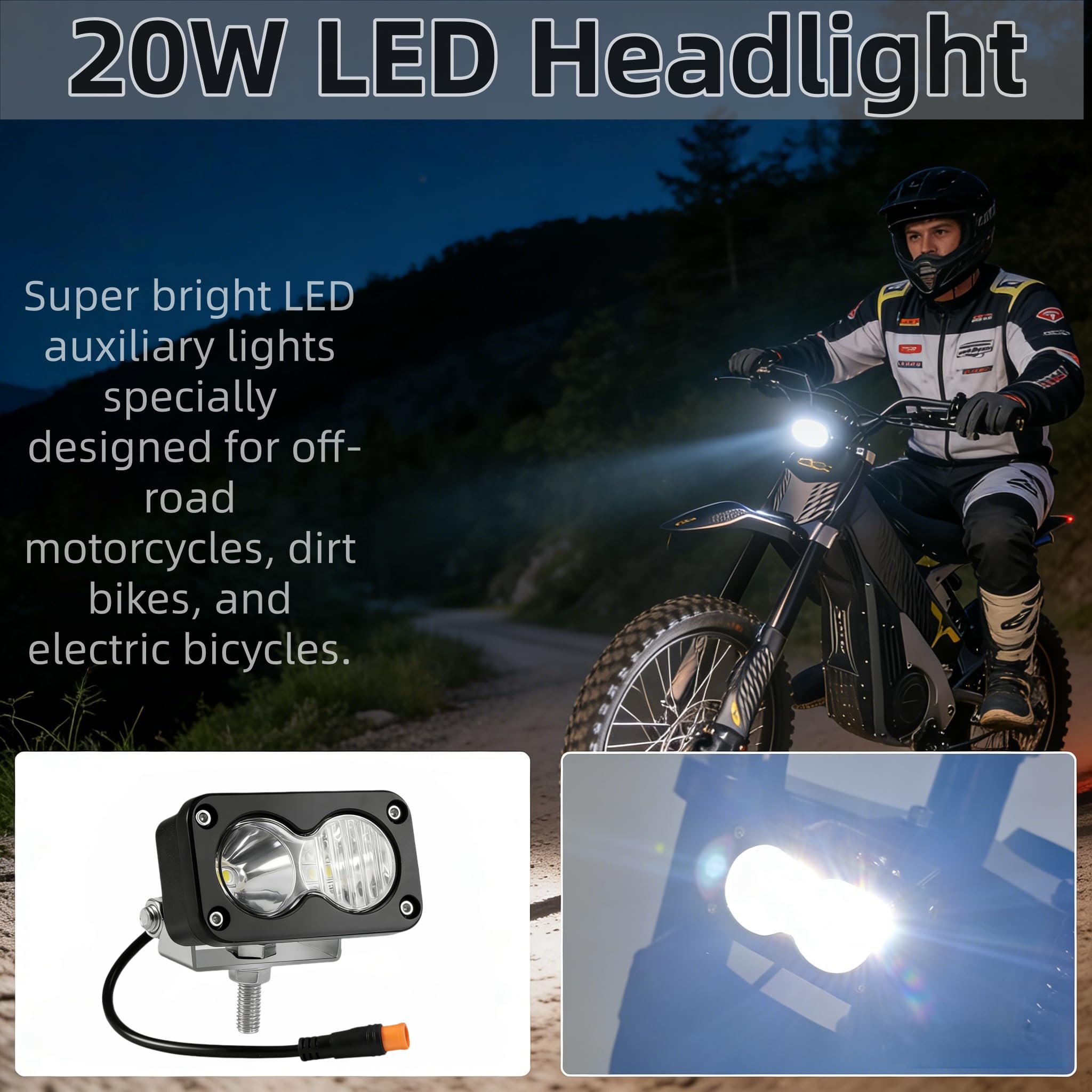 UAOPL night-ride-illumination supports early obstacle detection on dark routes.