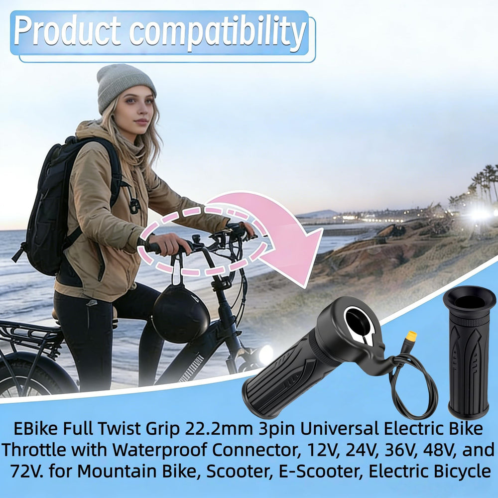 UAOPL Universal voltage 12-72V compatibility suits e-bikes and e-scooters.