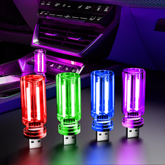 UBAPEV bottle red night light adds warm ambiance and soft illumination for night driving.