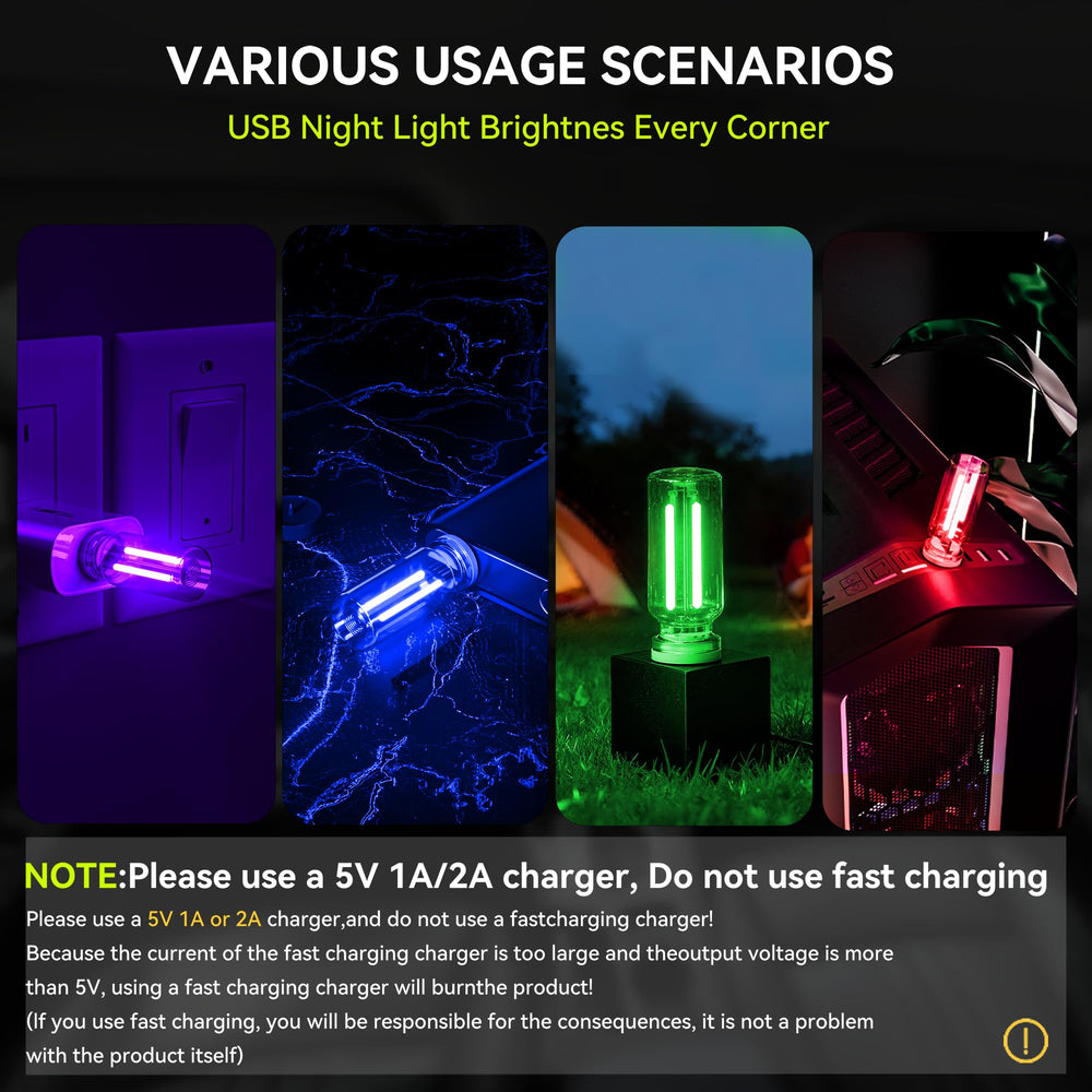 UBAPEV portable ambient light suitable for desk, tent, or bedside use.