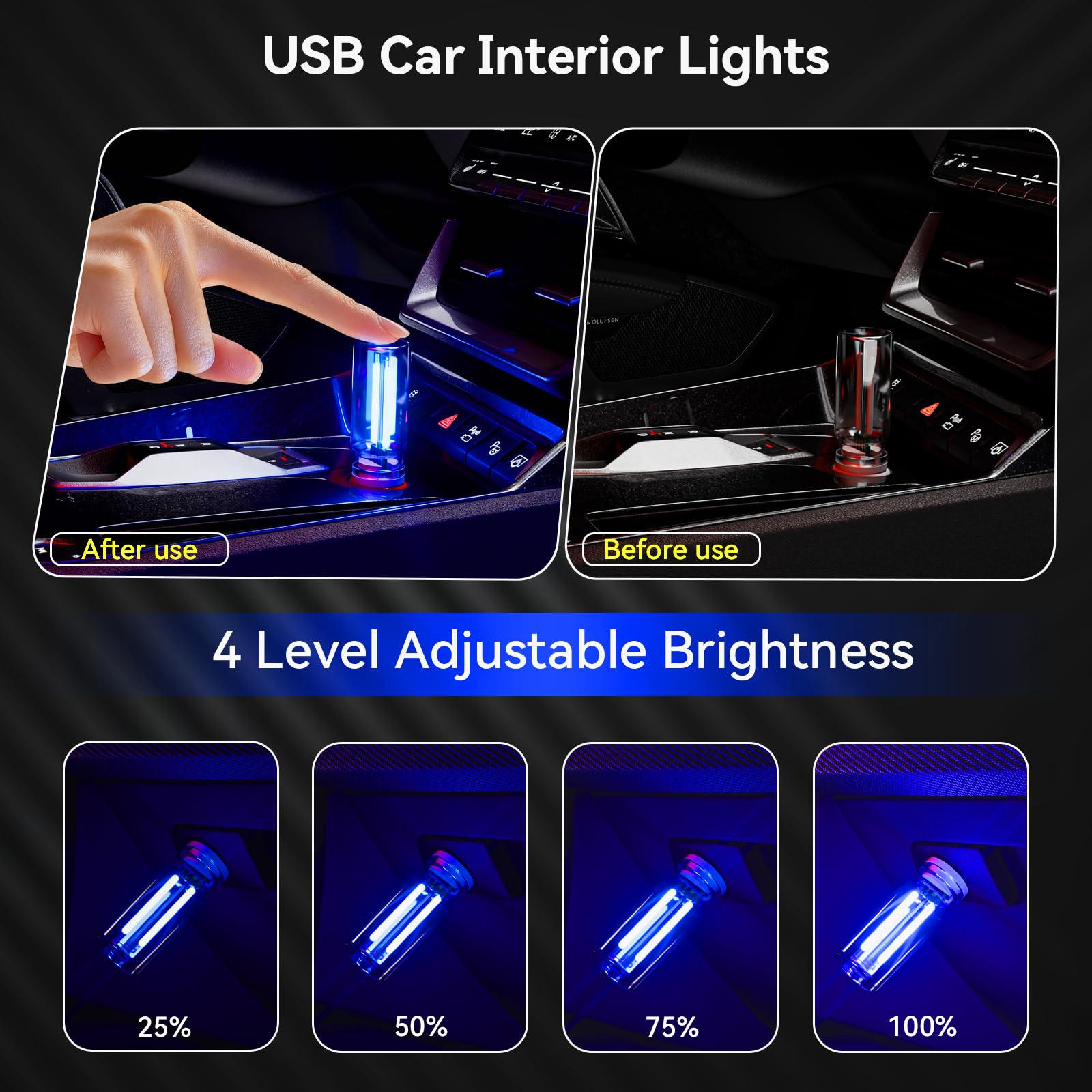 UBAPEV touch-dimmable USB light with easy brightness control.