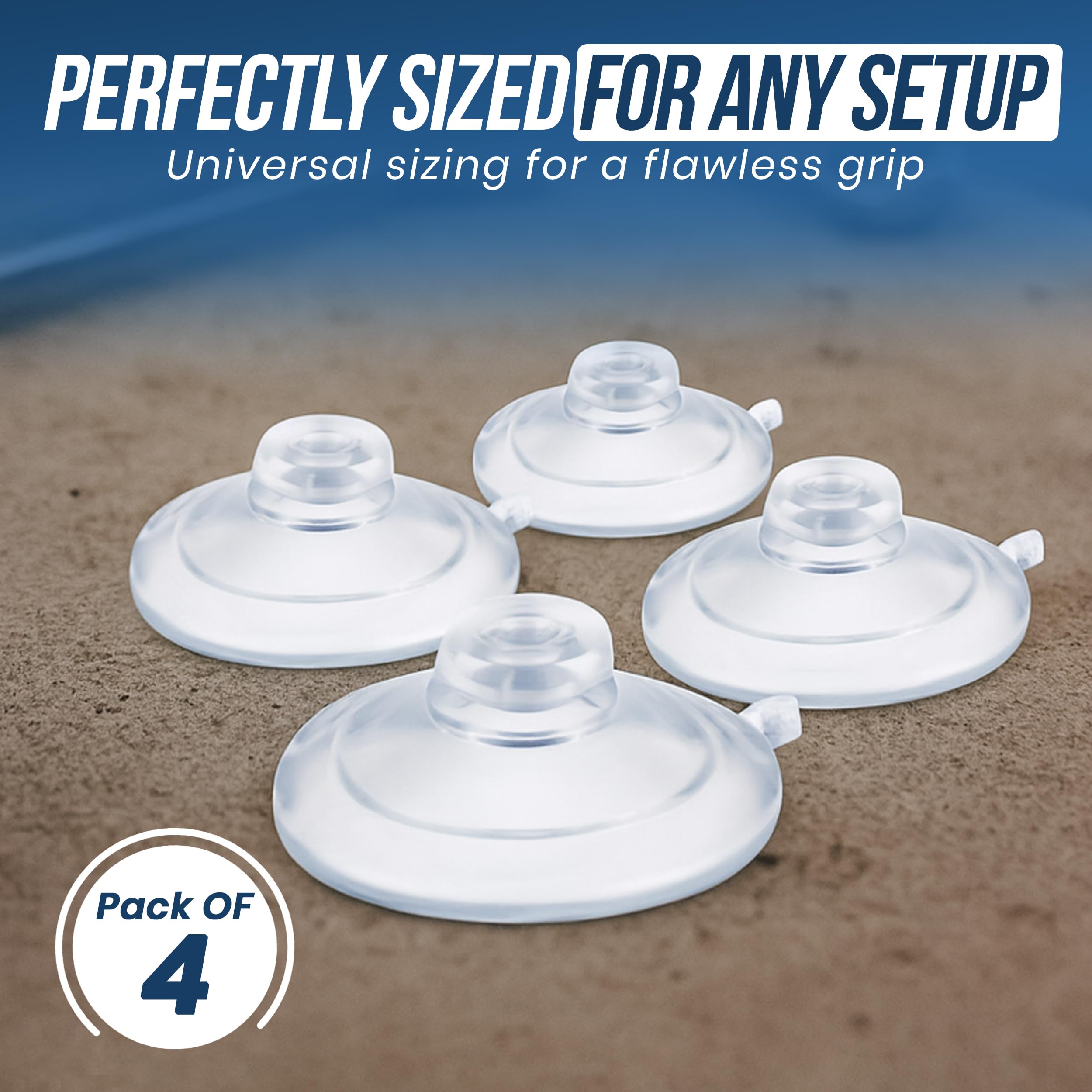 UBL easy install suction cups press onto clean glass no tools required