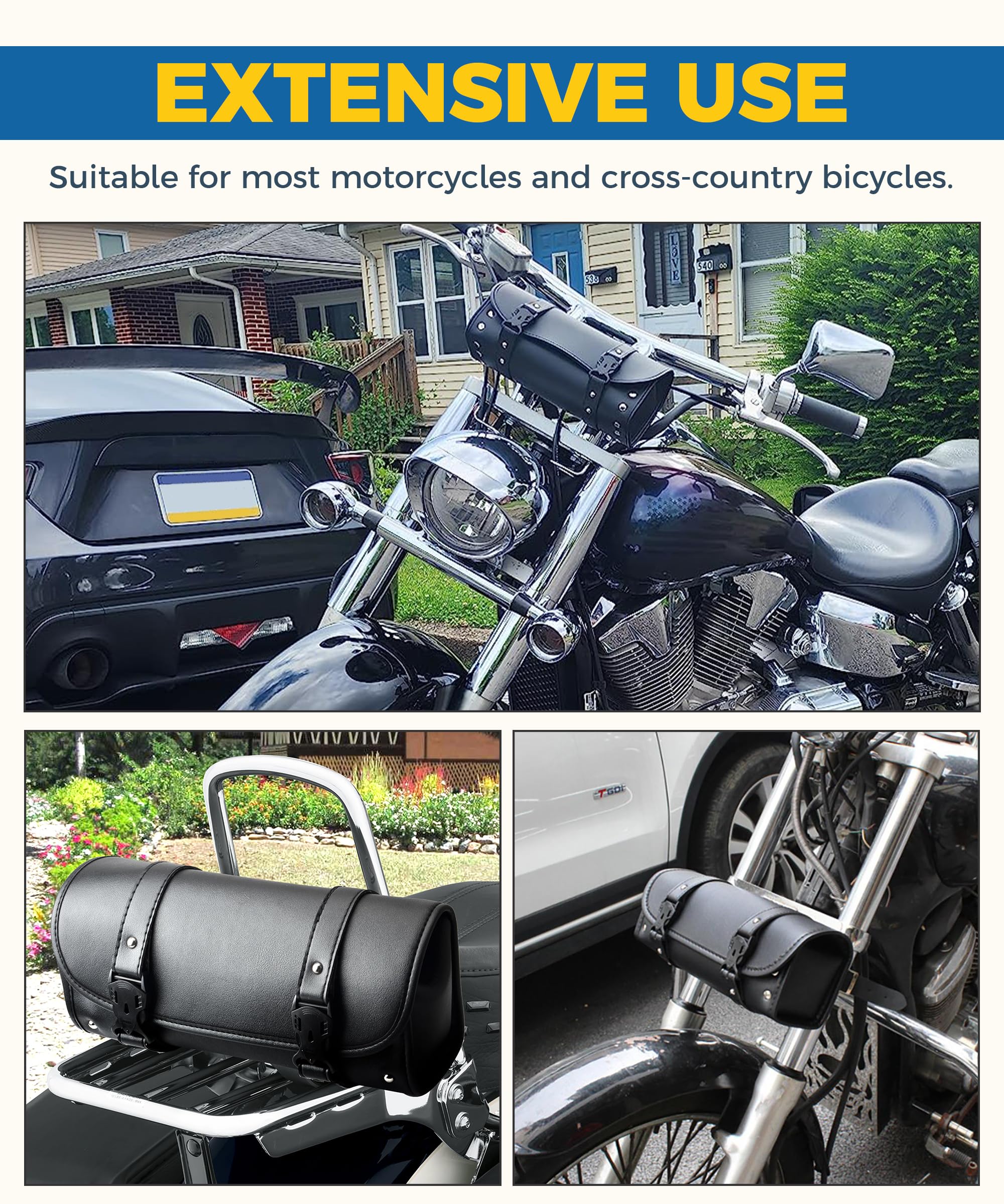 UBOG bag mounted on a fork demonstrates practical storage on the ride