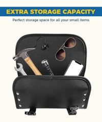 UBOG handlebar bag open with large opening for easy item access