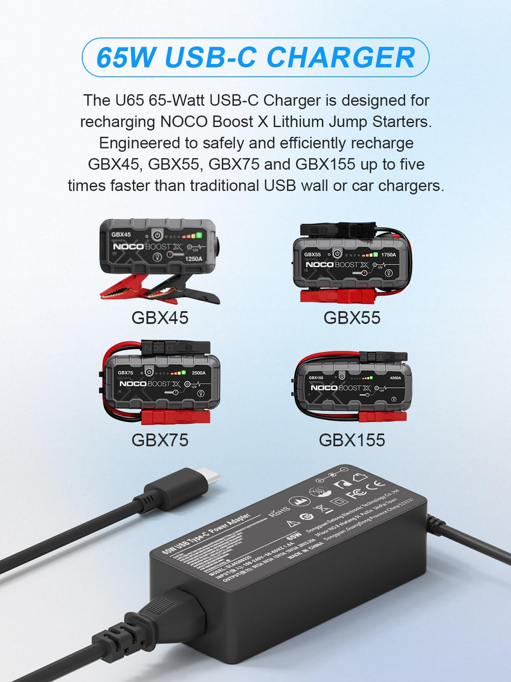 UCANUUP packaging contents include charger, warranty, and support