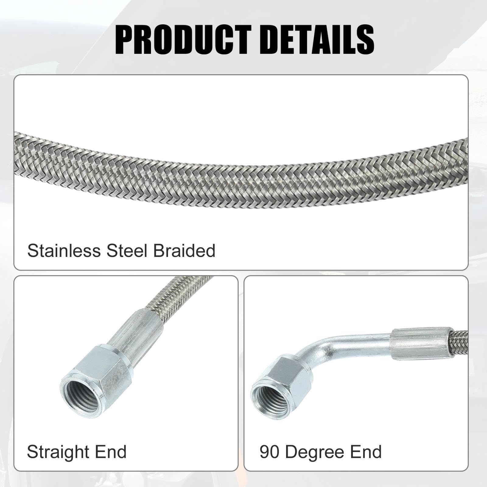 UCCKEYI brake line with -3AN fittings on both ends