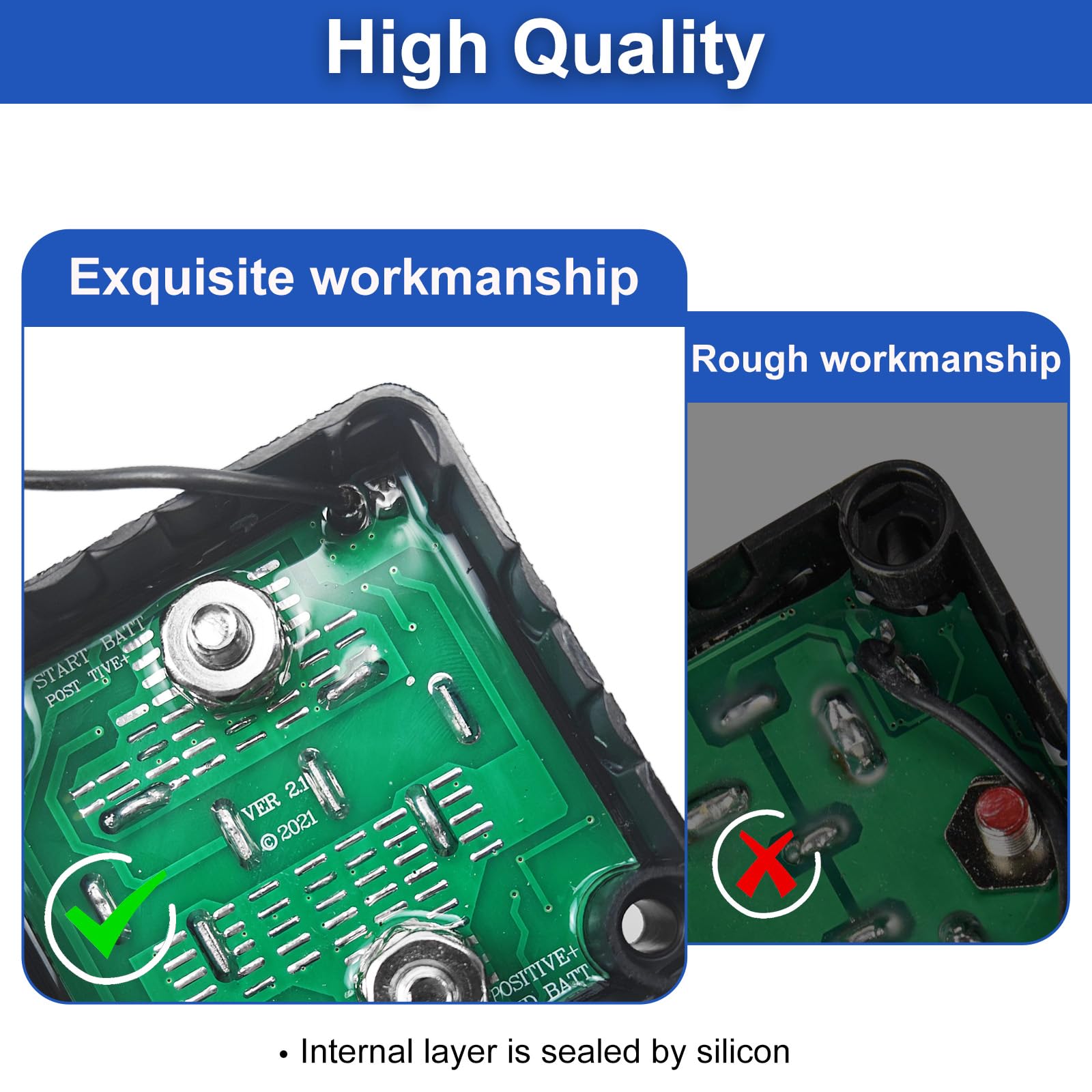 UCkasayfy 140A rating powers multiple devices without draining main battery