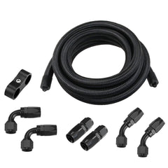 Ucreative 8AN CPE fuel hose kit with nylon braided line for durable fuel transfers.
